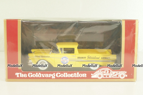 Ford Ranchero "Braniff Airways" 1958, yellow, L.E. 125 pcs, GC-BI-002, Goldvarg 1:43
