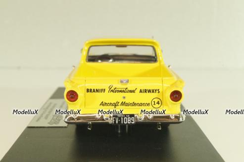 Ford Ranchero "Braniff Airways" 1958, yellow, L.E. 125 pcs, GC-BI-002, Goldvarg 1:43