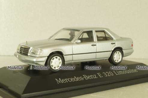 Mercedes-Benz E 320 limousine  (W124), silver, 070072, Herpa 1:43