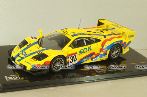 McLaren F1 GTR #30 Super GT Motegi 2002 Okada/Kurosawa, yellow, GTM092, IXO 1:43