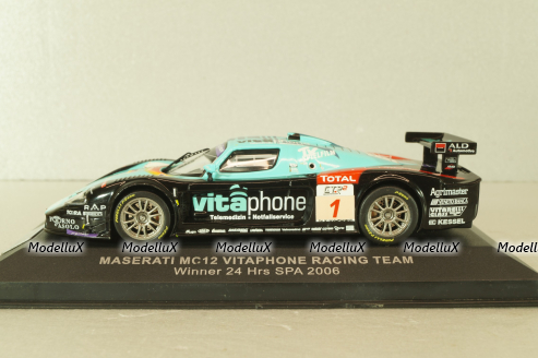 Maserati MC12 #1 winner 24 Hrs SPA 2006, Vitaphone Racing team, IXO 1:43