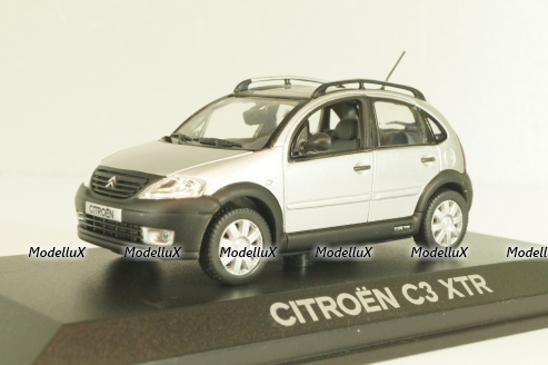 Citroen C3 XTR 2004, silver, 155330, Norev 1:43