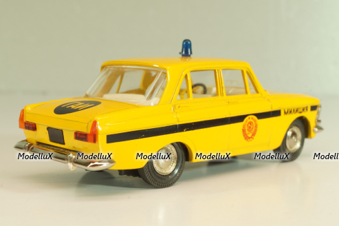 Москвич-412 А8, милиция, Тантал/Радон 1:43