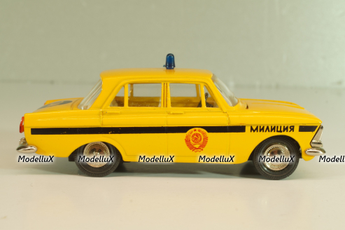 Москвич-412 А8, милиция, Тантал/Радон 1:43