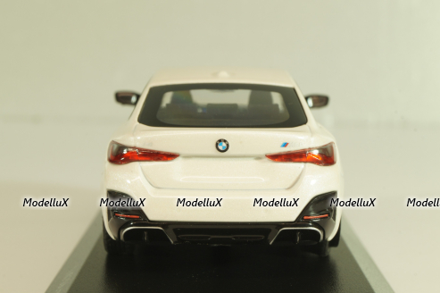 BMW I4 M50 Gran Coupe xDrive (G26) 2022, white metallic, 410024000, Minichamps 1:43