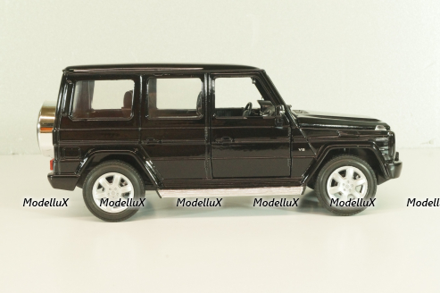 Mercedes G 500 (W463) 2015, black, 24012W, Welly 1:24