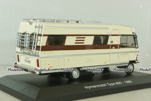 Hymermobil Type 650 camper van  1985, beige/brown, HPC004, Hachette Passion Camping-Cars #4 1:43