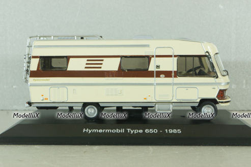 Hymermobil Type 650 camper van  1985, beige/brown, HPC004, Hachette Passion Camping-Cars #4 1:43