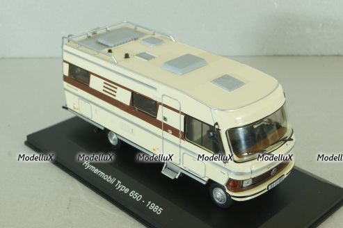 Hymermobil Type 650 camper van  1985, beige/brown, HPC004, Hachette Passion Camping-Cars #4 1:43