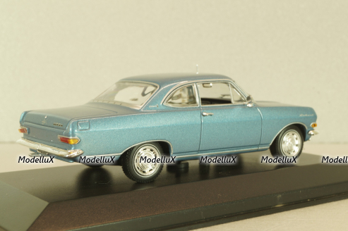 Opel Record Coupe, blue, 400041020, Minichamps 1:43