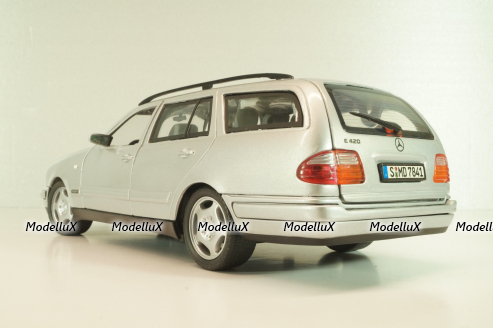 Mercedes-Benz E 420 (S210) 1995, silver, Anson 1:18