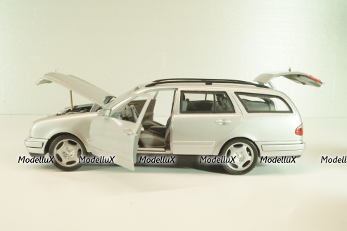 Mercedes-Benz E 420 (S210) 1995, silver, Anson 1:18