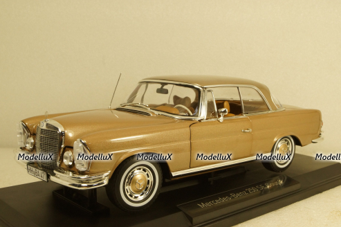 Mercedes 250 SE Coupe 1969 Gold, 183759, Norev 1:18