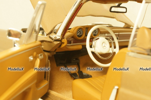 Mercedes 250 SE Coupe 1969 Gold, 183759, Norev 1:18