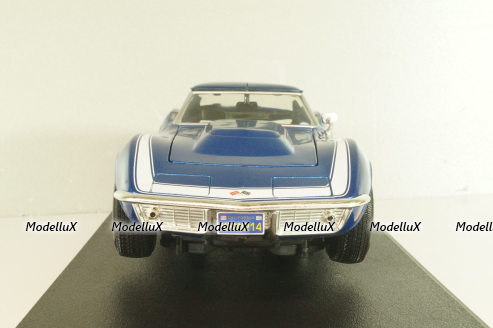 Chevrolet Corvette Stingray 427 (C3) 1969, blue, 54574, Hot Wheels 1:18