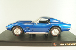 Chevrolet Corvette Stingray 427 (C3) 1969, blue, 54574, Hot Wheels 1:18