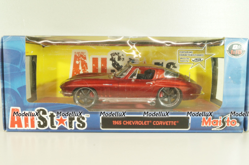 Chevrolet Corvette (C2) 1965 red, 31100, Maisto 1:18