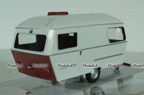 Прицеп DIV.CARAVAN IV 1990 WHITE, Cararama 1:43