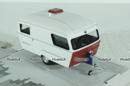 Прицеп DIV.CARAVAN IV 1990 WHITE, Cararama 1:43