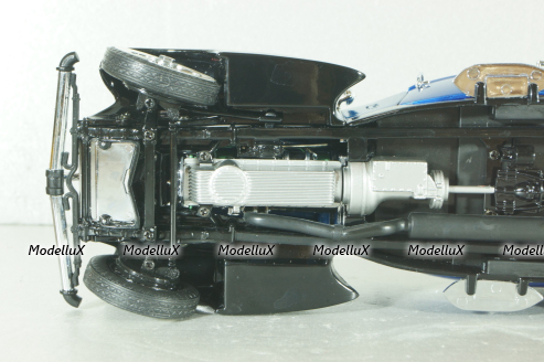 Duesenberg J Victoria 1933, blue/black, Franklin Mint 1:24