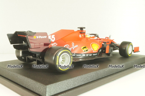 Ferrari SF21 #55 Formula 1 2021, Carlos Sainz jr., 18-16809, Bburago 1:18