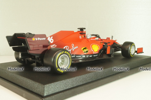 Ferrari SF21 #16 Charles Leclerc 2021, red, BU16809LE, Burago 1:18