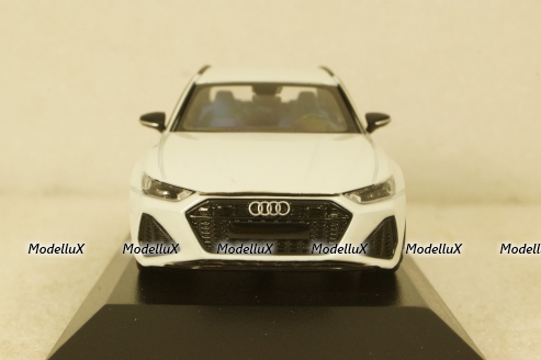 Audi RS6 Avant 2019, white metallic, 410018012, Minichamps 1:43
