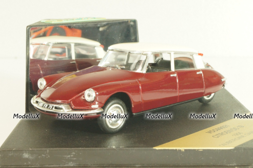 Citroen DS 19 1956, dark red/white, VCC99021, Vitesse 1:43