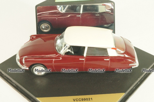 Citroen DS 19 1956, dark red/white, VCC99021, Vitesse 1:43