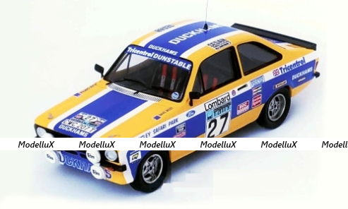 Ford Escort Mk2, RHD, No.27, Duckhams, RAC Rallye, A.Carter/D.West 1979, Trofeu 1:43