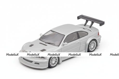 BMW M3 GTR (E46) 2001, silver, Суперкары, лучшие Автомобили Мира #71, Deagostini 1:43