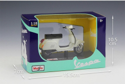 Vespa PK 125 Automatica, white, Maisto 1:18