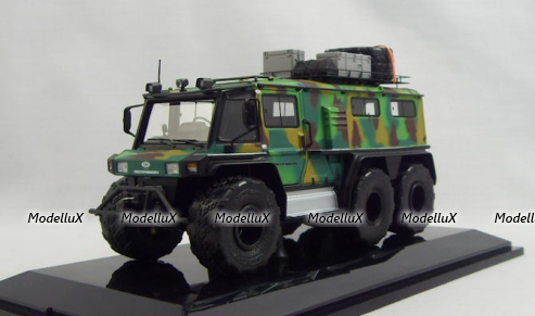 Петрович 354-60 6x6 камуфлированный, 235461, DiP Models 1:43