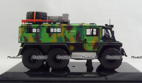 Петрович 354-60 6x6 камуфлированный, 235461, DiP Models 1:43