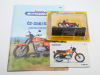CZ-350 Sport 472.6 1976, красный, Наши Мотоциклы №8, Modimio 1:43