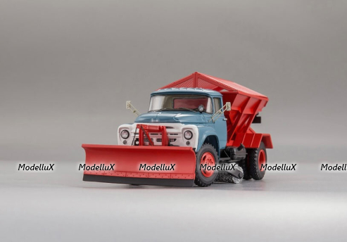 Пескоразбрасыватель ПР-130  "АВТОЭКСПОРТ", 1971г., 113042, DiP Models 1:43