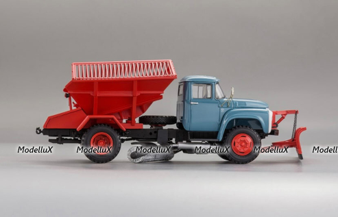 Пескоразбрасыватель ПР-130  "АВТОЭКСПОРТ", 1971г., 113042, DiP Models 1:43