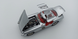Mercedes 300 SLR Coupe, 1955, red interior, CMC 1:18