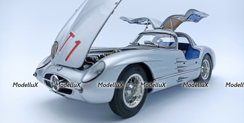Mercedes 300 SLR Coupe, RAC Tourist Trophy 1955, #T1, CMC 1:18