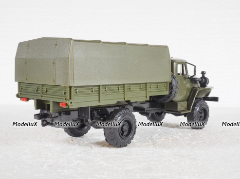 Урал-43206,  4х4, Хаки,Элекон 1:43