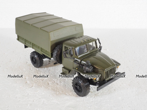 Урал-43206,  4х4, Хаки,Элекон 1:43