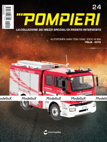 MAN TGM VSAC 3300 M BAI - Italy 2019, Pompieri Italy collection #24 1:43