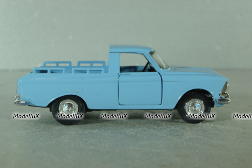 Москвич-Пикап, голубой, Агат 1:43