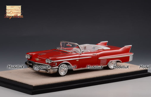 Cadillac Series 62 Convertible Open roof 1958, STM58303, Stamp models 1:43 