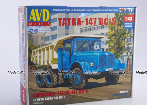 Tatra-147 DC-5 самосвал, 1587AVD, AVD Models 1:43